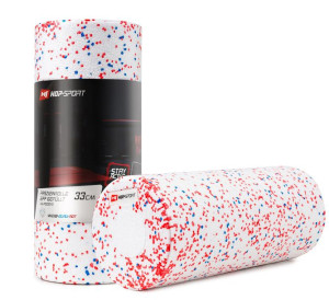 Wałek roller do masażu EPP wypełniony 33cm biały