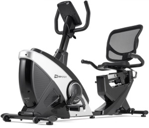 Rower leżący HS-070L Helix srebrny + mata