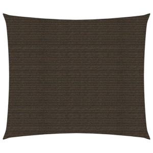 Żagiel przeciwsłoneczny, 160 g/m², brązowy, 2,5x3 m, HDPE