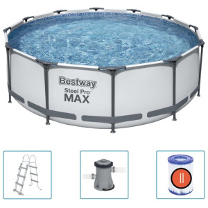 Basen Steel Pro MAX z akcesoriami, 366x100 cm