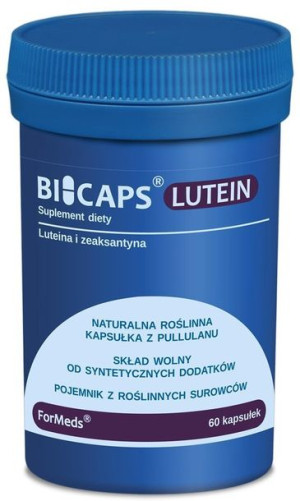 Lutein - Suplement diety Lepszy Wzrok i Ochrona Oczu 60 kaps - Formeds BiCa