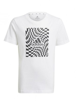 KOSZULKA dziecięca ADIDAS graphic biała GN1474