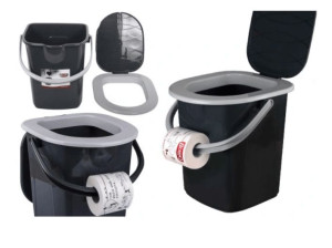 OK toaleta turystyczna przenośna wiadro WC 15,5 l