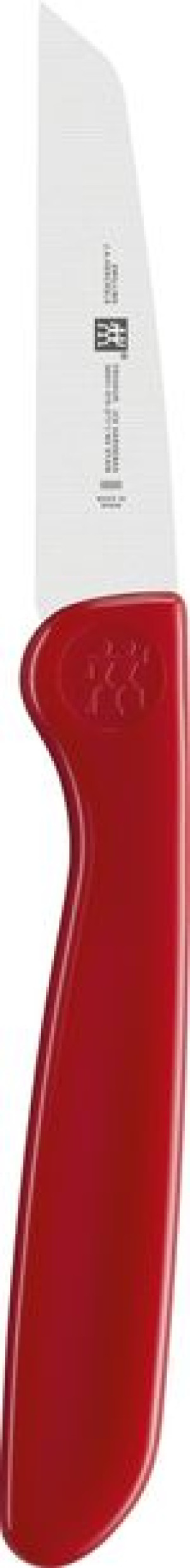 Zwilling,Twin Grip Nóż do obierania warzyw 7 cm czerwony