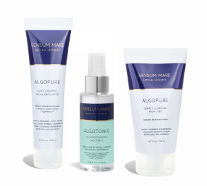 Zestaw ALGOPURE żel do mycia twarzy + tonik + peeling enzymatyczny Sensum M