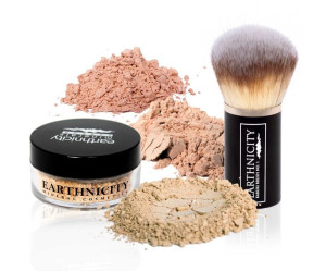 Zestaw Earthnicity Podkład Mineralny 9 g + PĘDZEL KABUKI