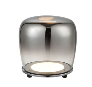 Berloz Lampa Stojąca 1x18w Led Czarne Szkło