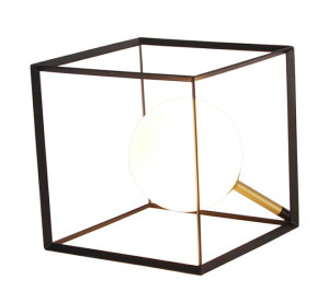Weert Lampa Stołowa 1x28w G9 Czarny, Złoty