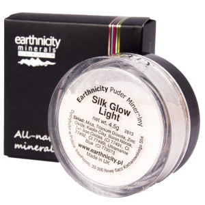 Earthnicity Puder Mineralny Rozświetlający Silk Glow