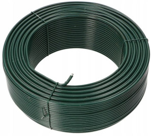 Drut Ogrodniczy Zielony 3,80 Mm Pcv 100m Do Roślin