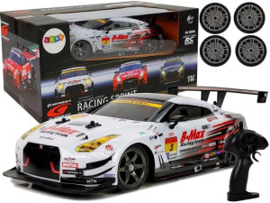 Auto Wyścigowe Drift Zdalnie Sterowane Białe Nissan GT-R Nismo GT3  1:16  2