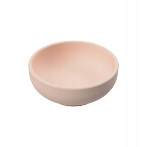 Miska silikonowa kindaj basic - cream pink