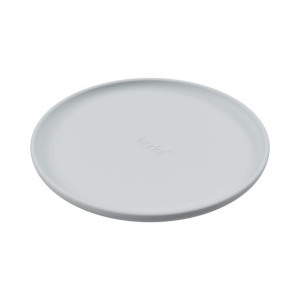 Talerz silikonowy kindaj basic - gray violet
