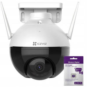 Kamera Obrotowa WiFi IP 360s Zewnętrzna + SD 64Gb