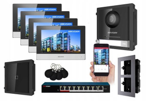 Wideodomofon Domofon Video Hikvision Aplikacja Ip