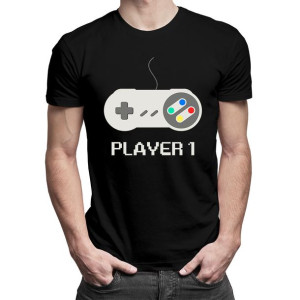 Player 1 koszulka dla chłopaka dla gracza prezent walentynki