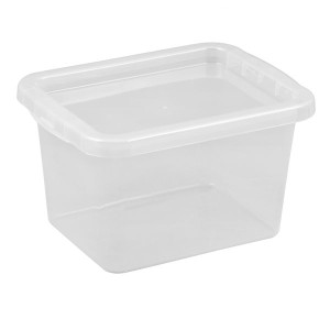 Pojemnik z pokrywą Basic 8L Plast Team Transparentny