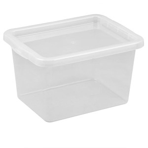 Pojemnik z pokrywą Basic 15L Plast Team Transparentny