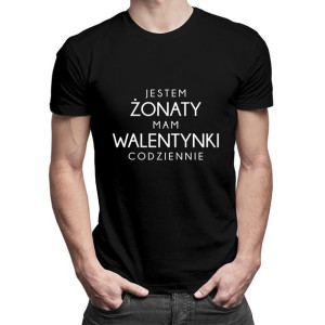 Jestem żonaty - koszulka prezent dla męża walentynki rocznica ślubu