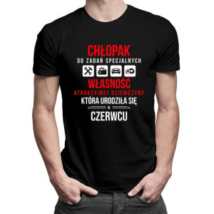 Chłopak do zadań specjalnych czerwiec prezent dla chłopaka urodziny