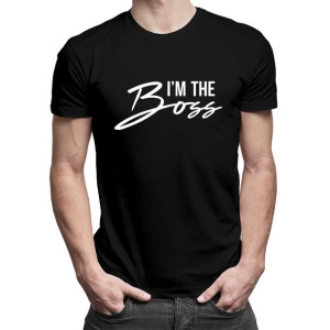 I'm the boss koszulka dla męża prezent na ślub rocznica walentynki