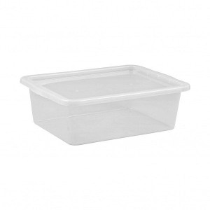 Pojemnik pod łóżko Basic 30L Plast Team Transparentny