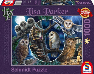 Puzzle Pq 1000 Tajemnicze Sowy G3
