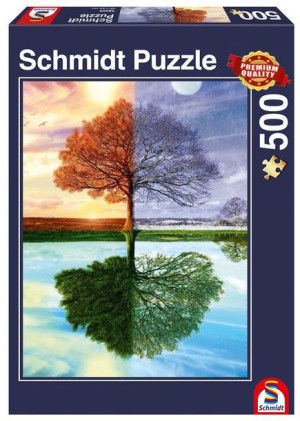 Puzzle Pq 500 Jedno Drzewo Cztery Pory Roku G3