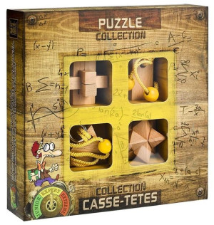 Łamigłówki Drewniane 4 Sztuki Expert G3