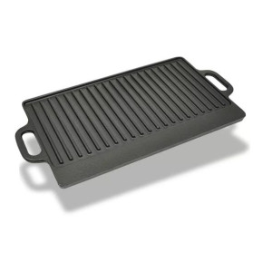 Lumarko Żeliwna płyta grillowa, dwustronna, 38 x 23 cm