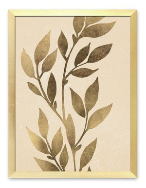 Obraz na płótnie plakat Boho 33x43cm jesienne liście