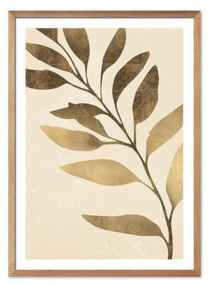 Obraz plakat na płótnie 53x73cm plakat Boho roślinka