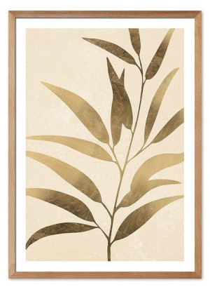 Obraz plakat na płótnie 53x73cm plakat Boho roślinka