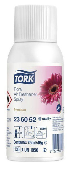 Odświeżacz powietrza w aerozolu Tork kwiatowy 75 ml 236052