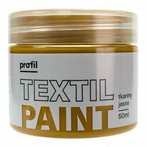 Farba do tkanin jasnych PROFIL 50ml Sahara