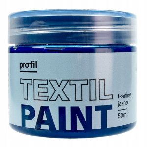 Farba do tkanin jasnych PROFIL 50ml granat