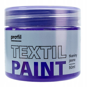 Farba do tkanin jasnych PROFIL 50ml fiolet