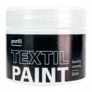 Farba do tkanin jasnych PROFIL 50ml biały