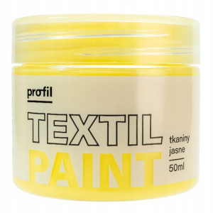 Farba do tkanin jasnych PROFIL 50ml maślany