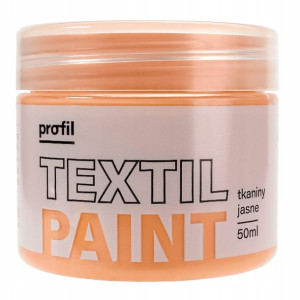 Farba do tkanin jasnych PROFIL 50ml cielisty
