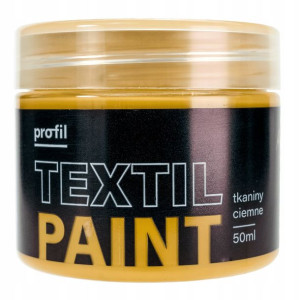 Farba do tkanin ciemnych PROFIL 50ml Sahara