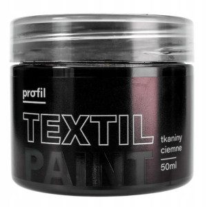 Farba do tkanin ciemnych PROFIL 50ml szary