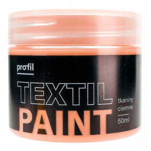 Farba do tkanin ciemnych PROFIL 50ml łosoś