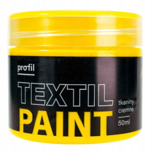 Farba do tkanin ciemnych PROFIL 50ml żółty ciemny