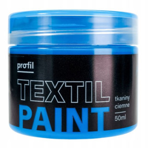 Farba do tkanin ciemnych PROFIL 50ml błękit