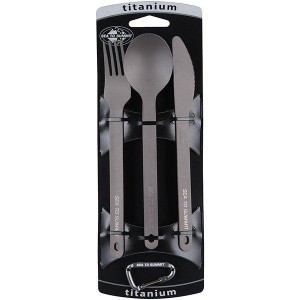 Zestaw tytanowych sztućców Sea to Summit Titanium Light Cutlery Set 3pc