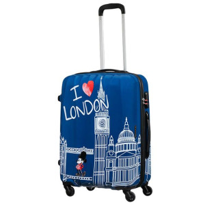 Walizka średnia American Tourister Disney Legends - Take Me Away Micky Lond
