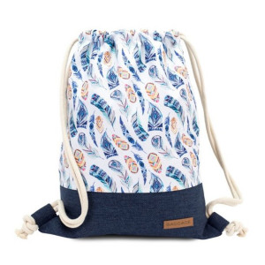 Worek plecak XL Len Baggage - feathers navy