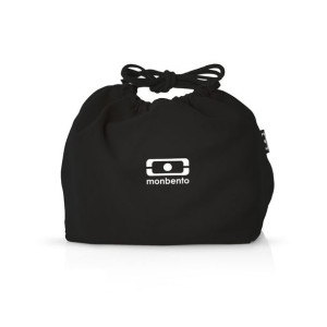 Monbento pokrowiec torba na lunch box MB Pochette Bento Bag - black/white