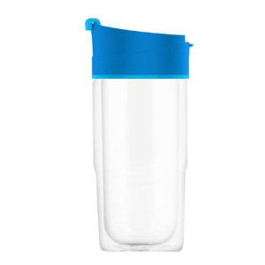 Kubek szklany na kawę i herbatę Sigg Nova Mug 0,37 l - electric blue